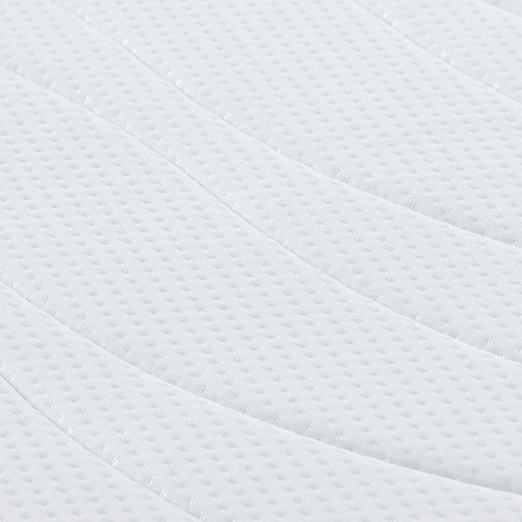 Colchão Branco 200 x 200 cm Espuma de Memória de Gel