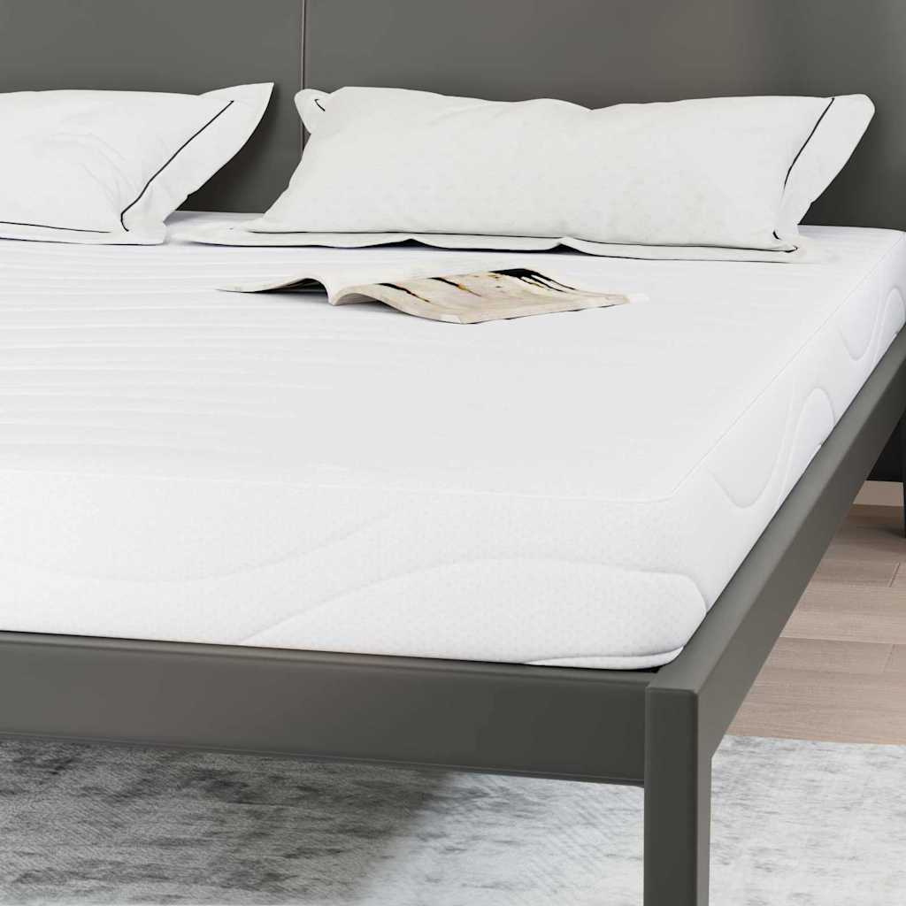 Colchão Branco 200 x 200 cm Espuma de Memória de Gel