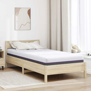 Colchão Branco e Cinza 120 x 200 cm Espuma de Memória