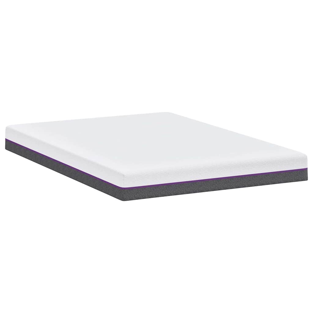 Colchão Branco e Cinza 160 x 200 cm Espuma de Memória