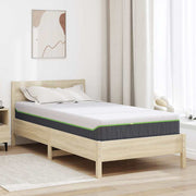 Colchão Branco e Cinza 90 x 190 cm Mola Pocket