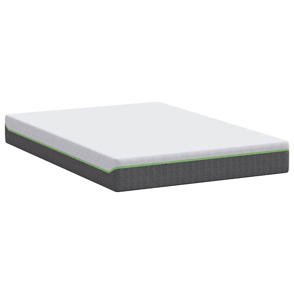 Colchão Branco e Cinza 140 x 200 cm Mola Pocket