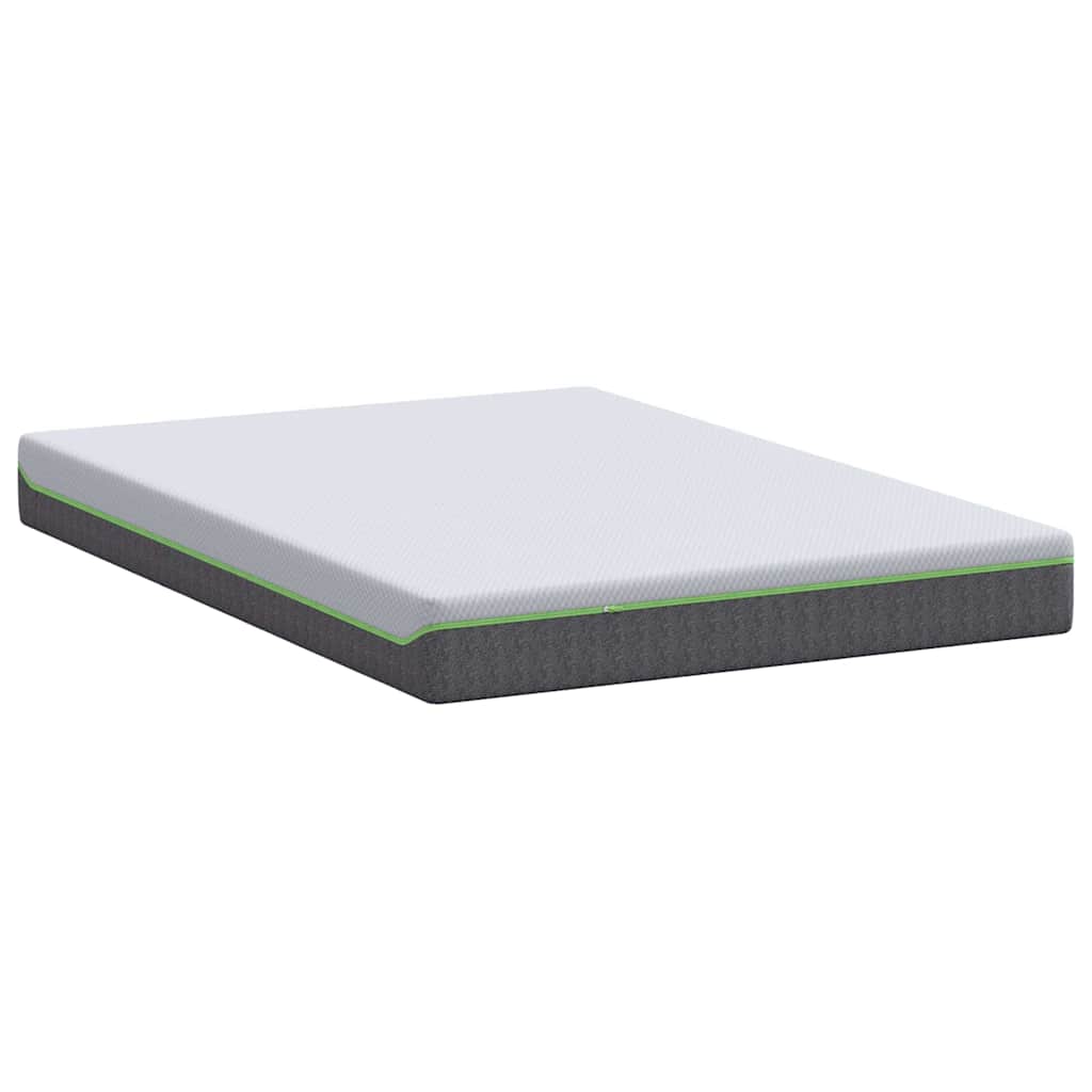 Colchão Branco e Cinza 140 x 190 cm Mola Pocket
