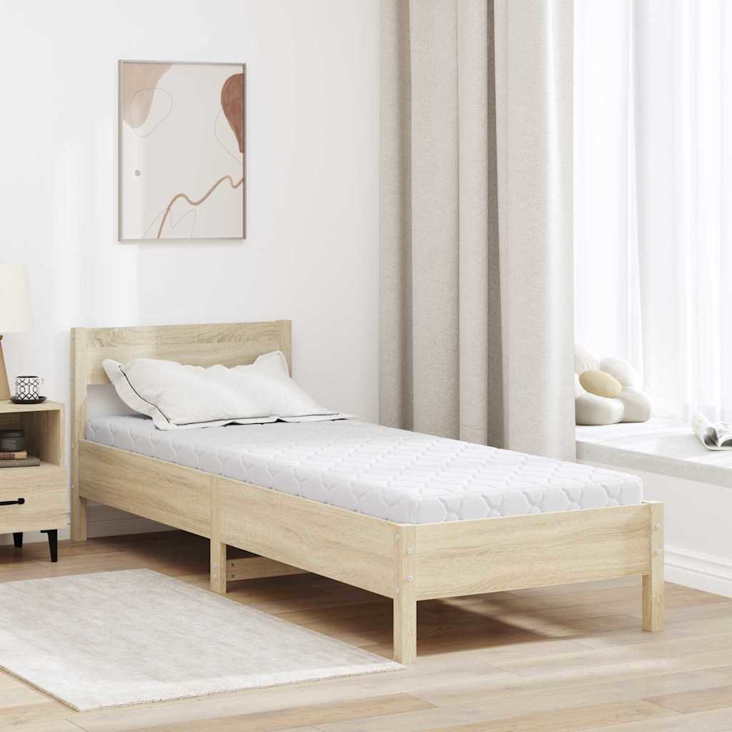 Colchão com Camada de Coco Branco 160 x 80 cm Espuma PU
