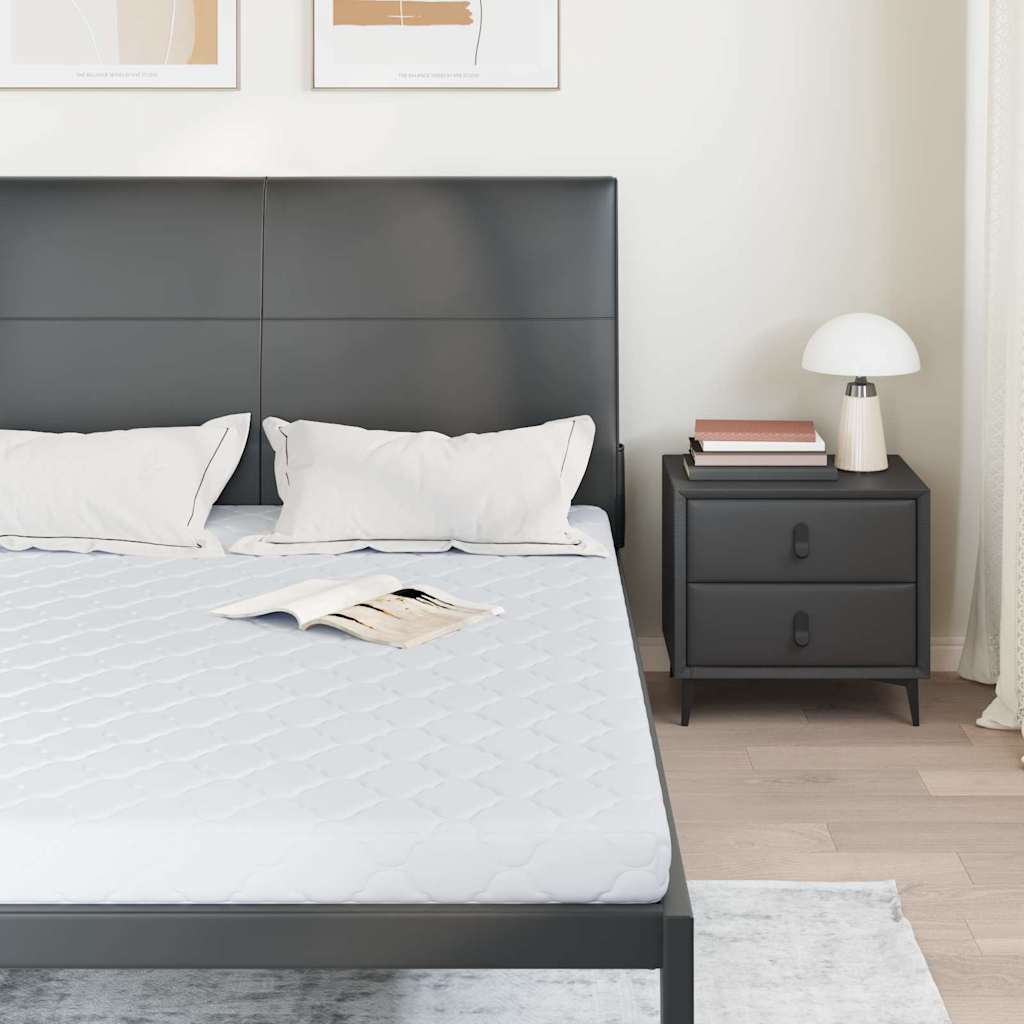 Colchão com Camada de Coco Branco 200 x 140 cm Espuma PU