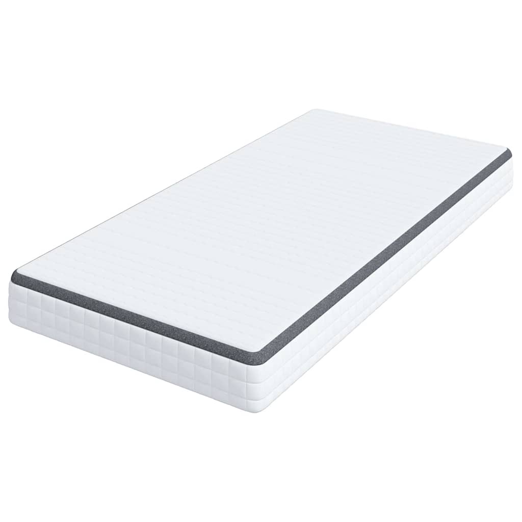 Colchão Branco e Cinza 90 x 200 cm Mola Bonell