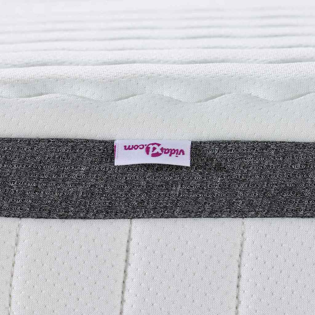 Colchão 2 pcs Branco e Cinza 70 x 200 cm Mola Bonell