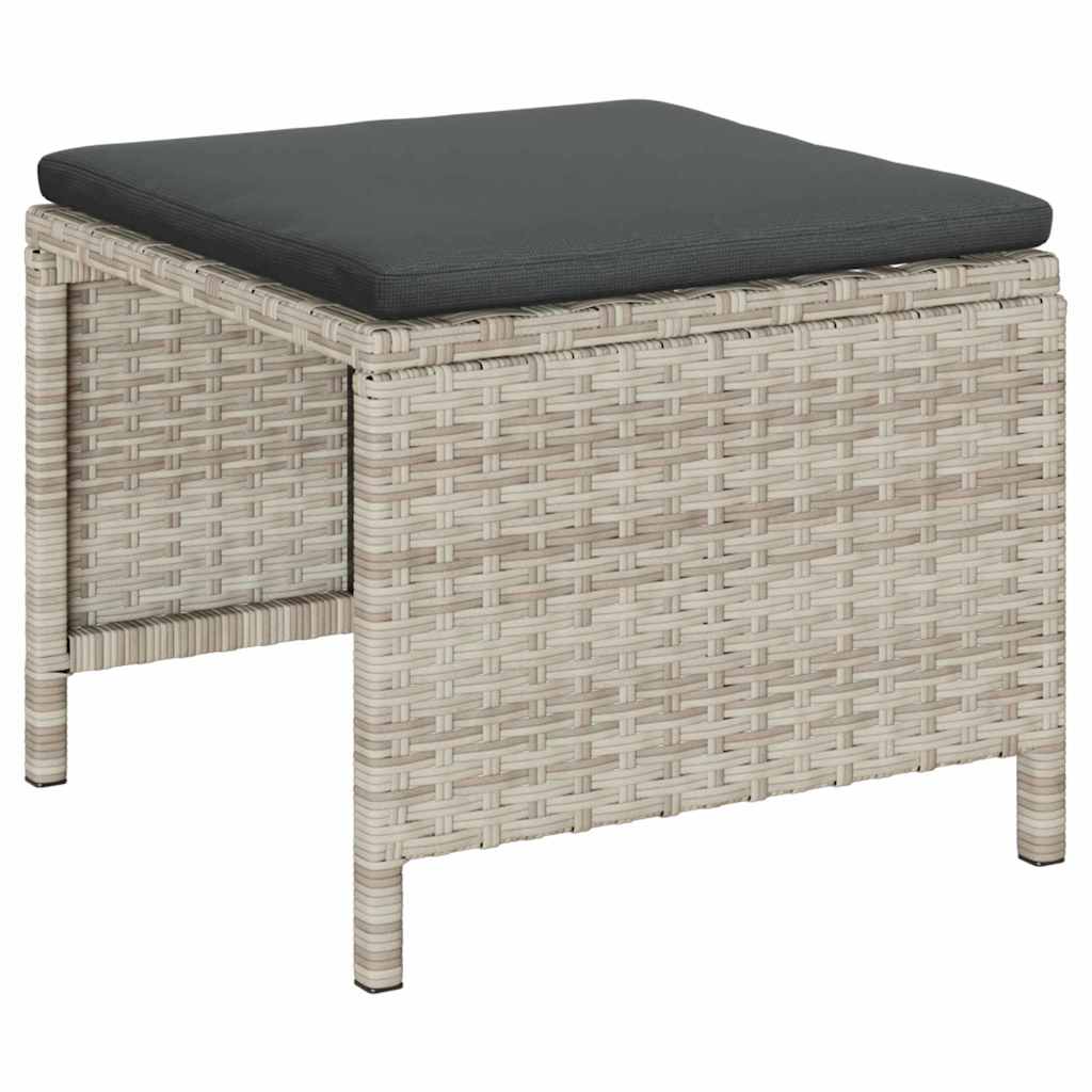 Conjunto de Sofá de Jardim 6 pcs