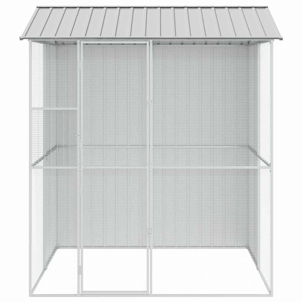 Gaiola para Pássaros Cinzeto 215 x 210 x 247 cm Aço galvanizado