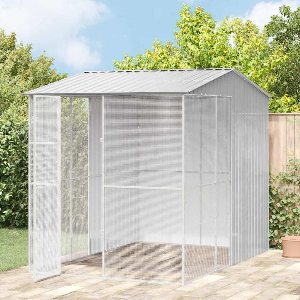 Gaiola para Pássaros Cinzeto 215 x 310 x 247 cm Aço galvanizado