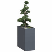 Vaso floreira 40x80x80 cm aço antracite