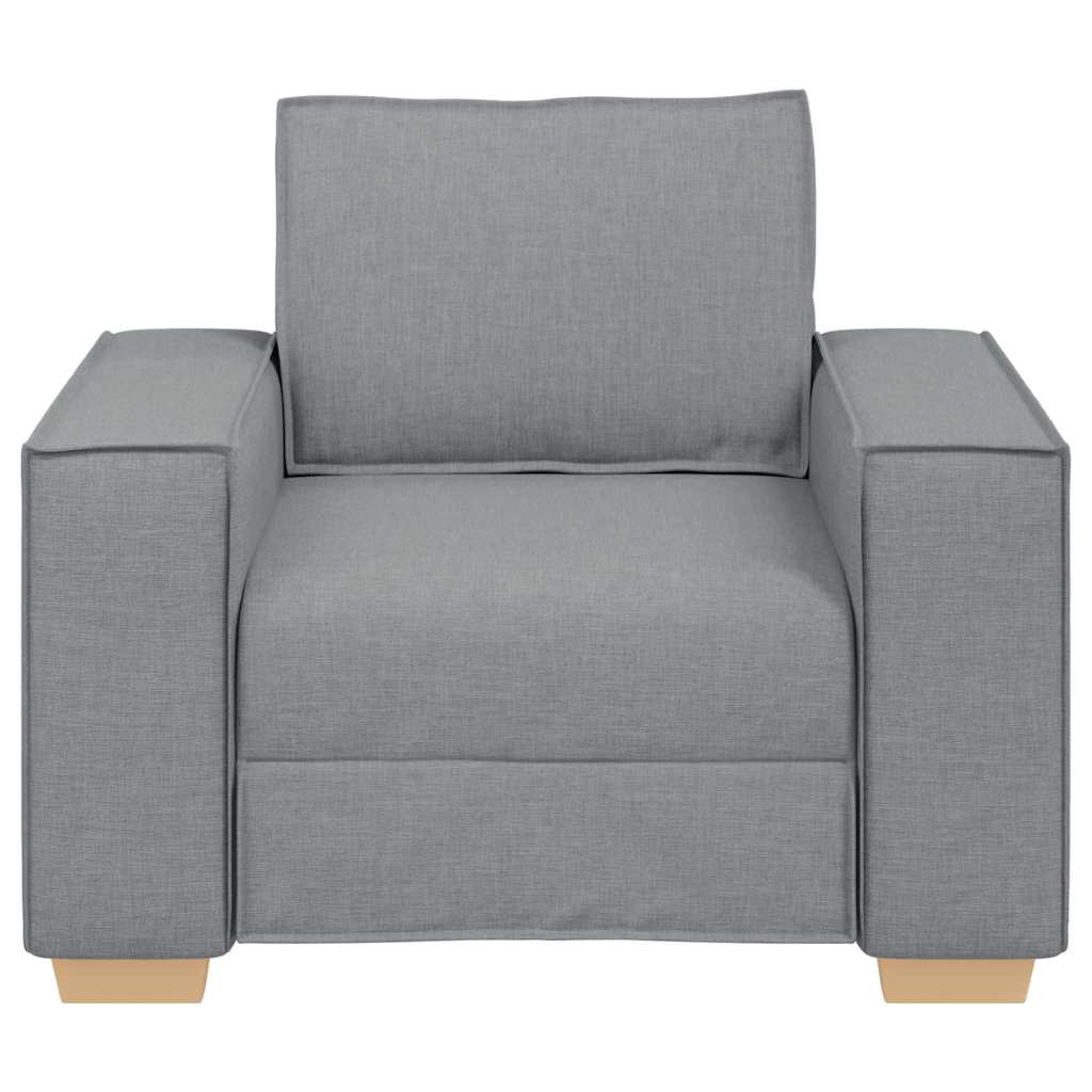 Sofá-cadeira Cinza Claro 60 cm Tecido