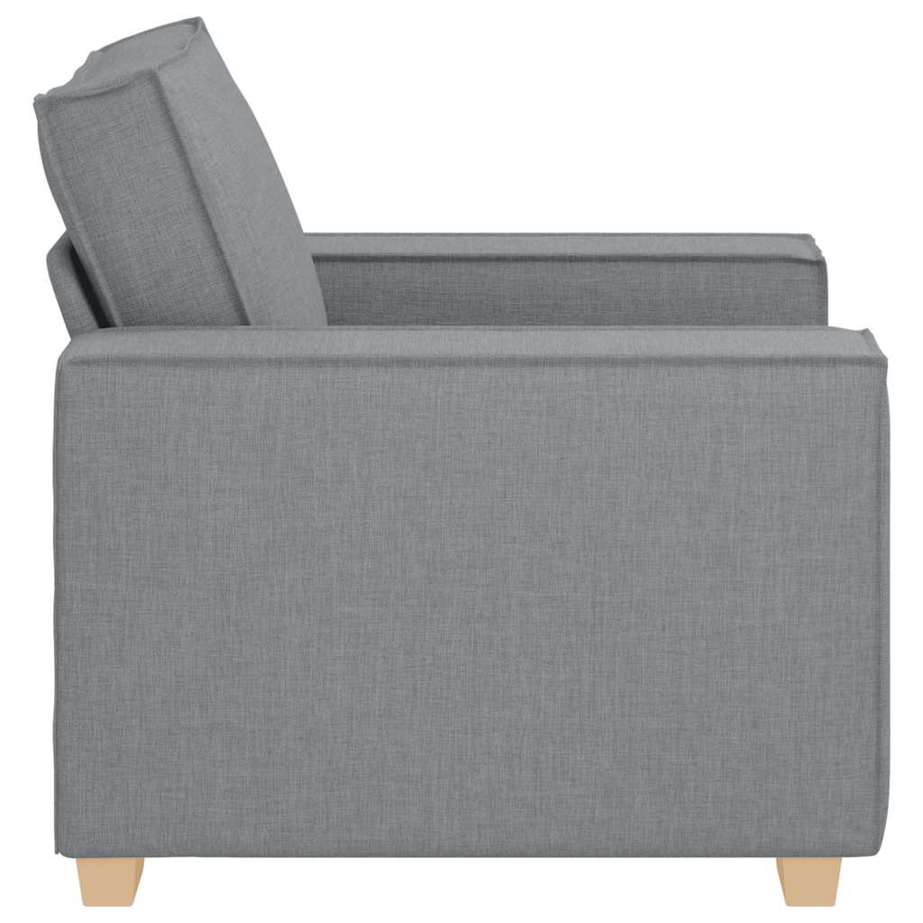 Sofá-cadeira Cinza Claro 60 cm Tecido