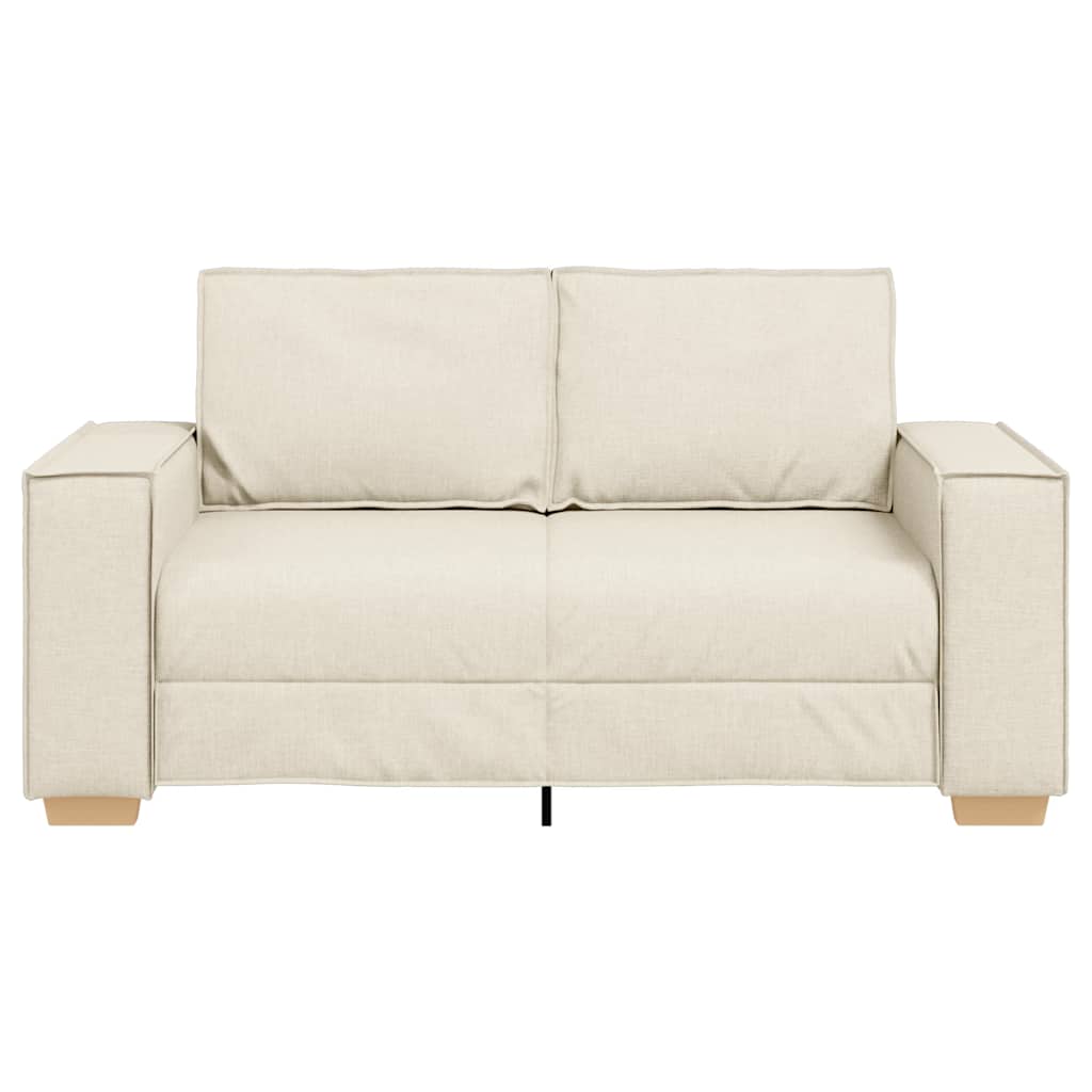 Sofá de 2 lugares em linho 120 cm