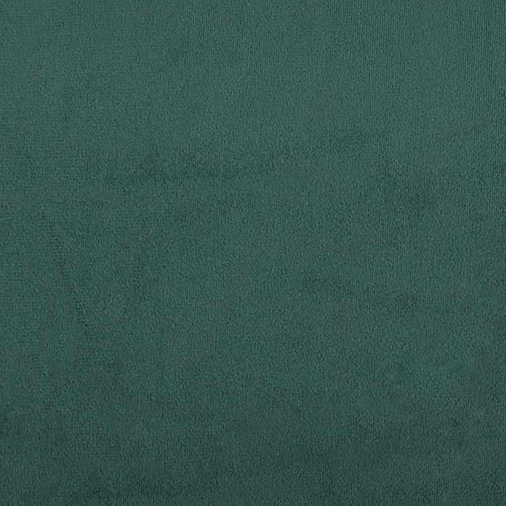 Poltrona 60 cm veludo verde-escuro