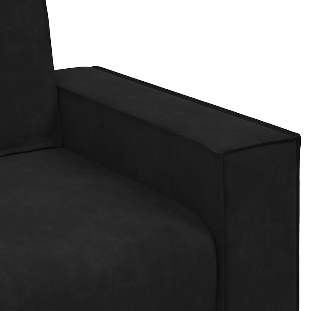 Poltrona 60 cm veludo preto
