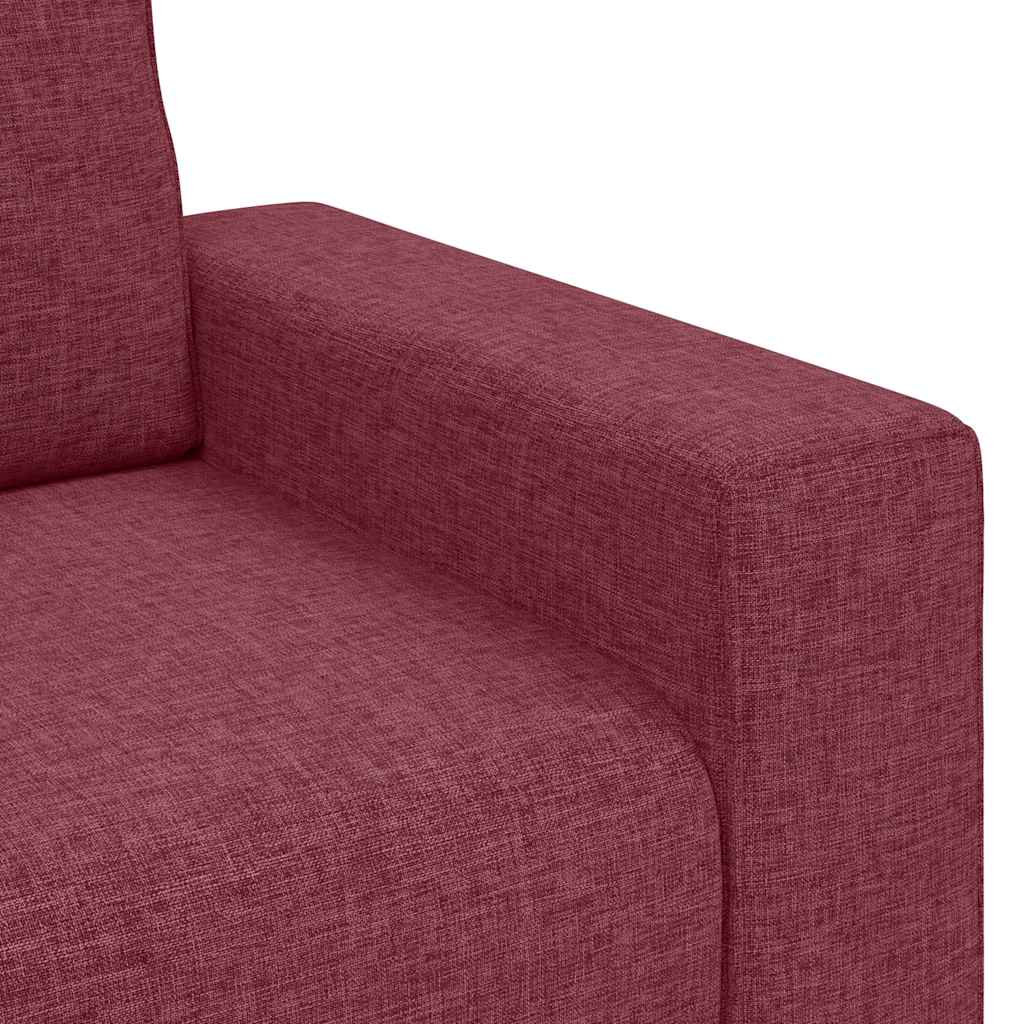 Poltrona 60 cm tecido vermelho tinto