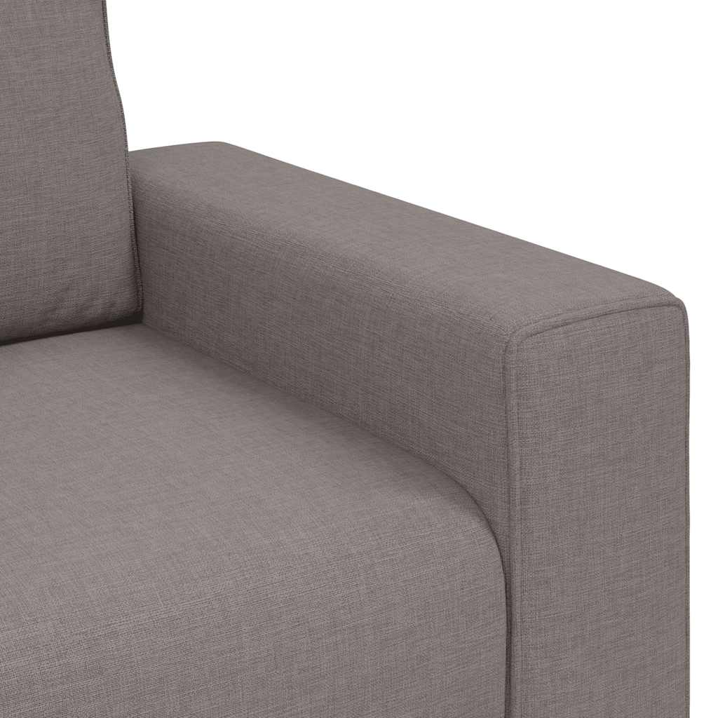 Poltrona tecido 60 cm cinzento-acastanhado