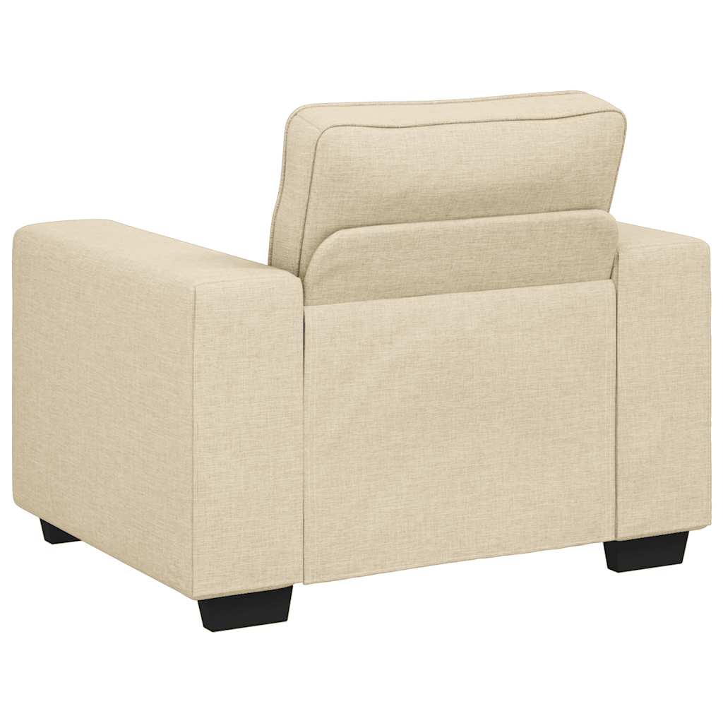 Poltrona 60 cm tecido cor creme