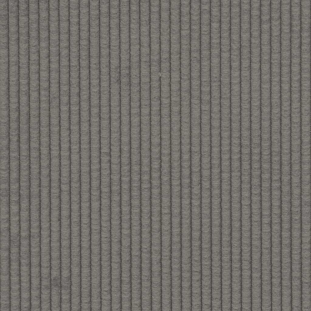Poltrona 60 cm tecido corduroy cinzento-claro