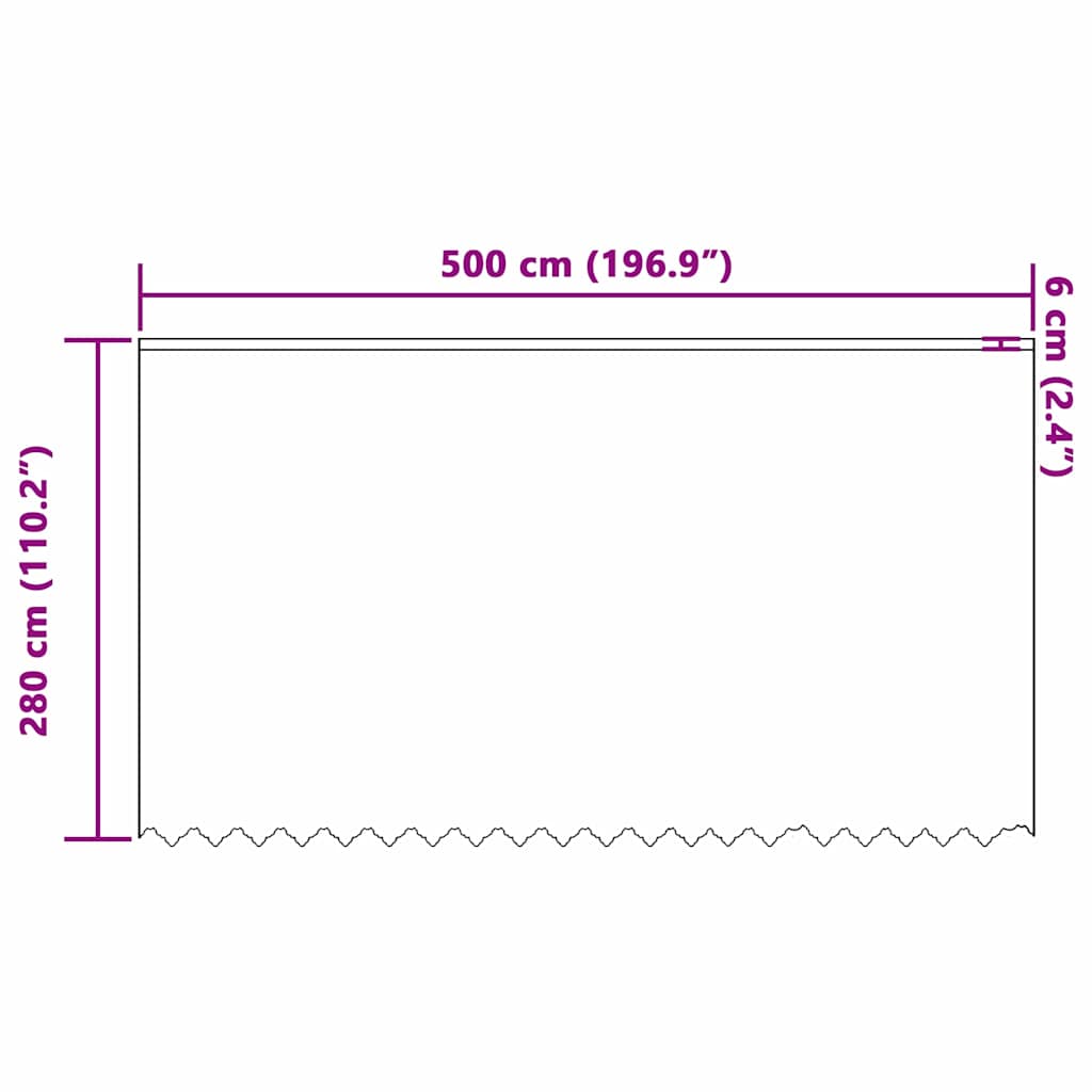 Cortina de Renda com cortinas Branco 500x100cm Poliéster