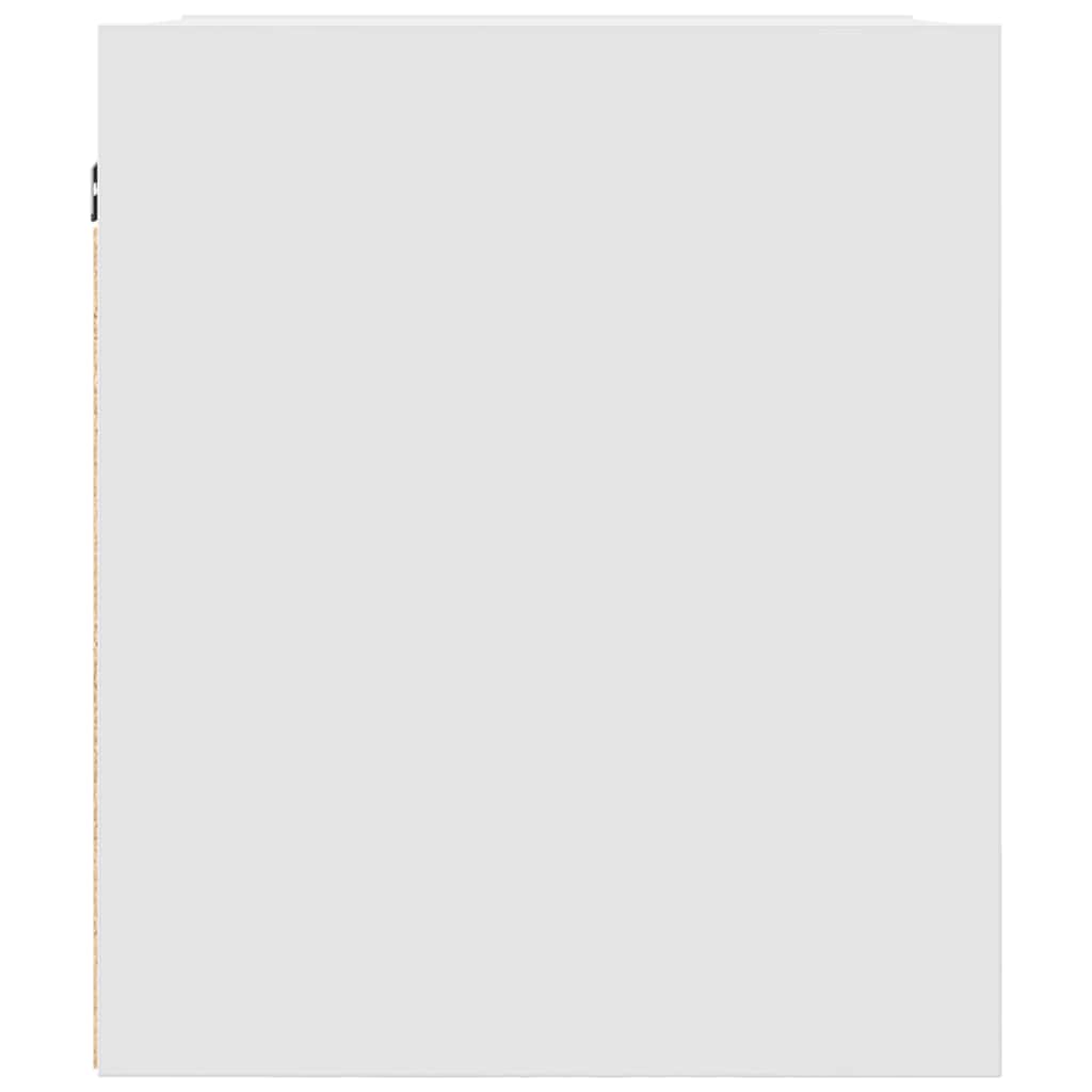 Mesa de cabeceira de parede 38x34x40 cm branco