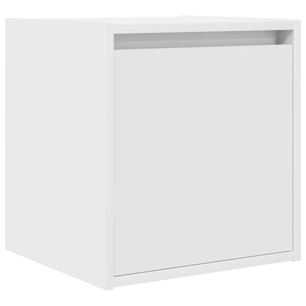 Mesas de cabeceira de parede 2 pcs 38x34x40cm branco