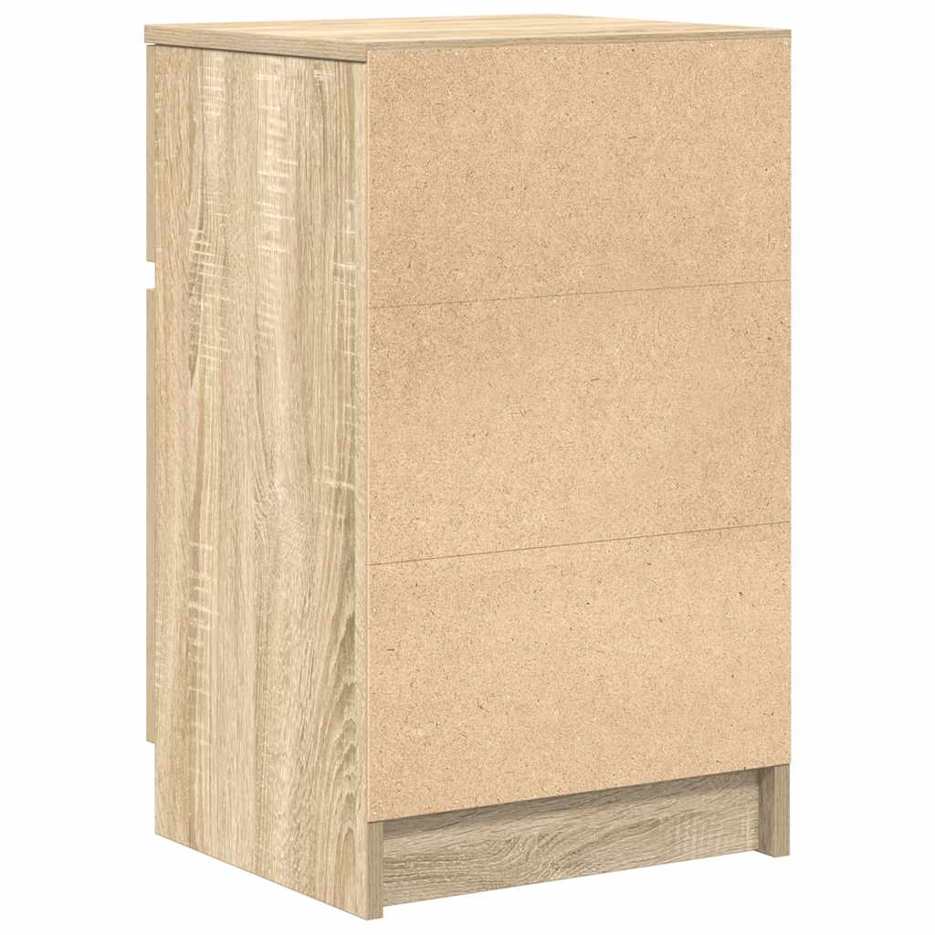 Mesa cabeceira 39x35x65 cm derivados madeira carvalho sonoma