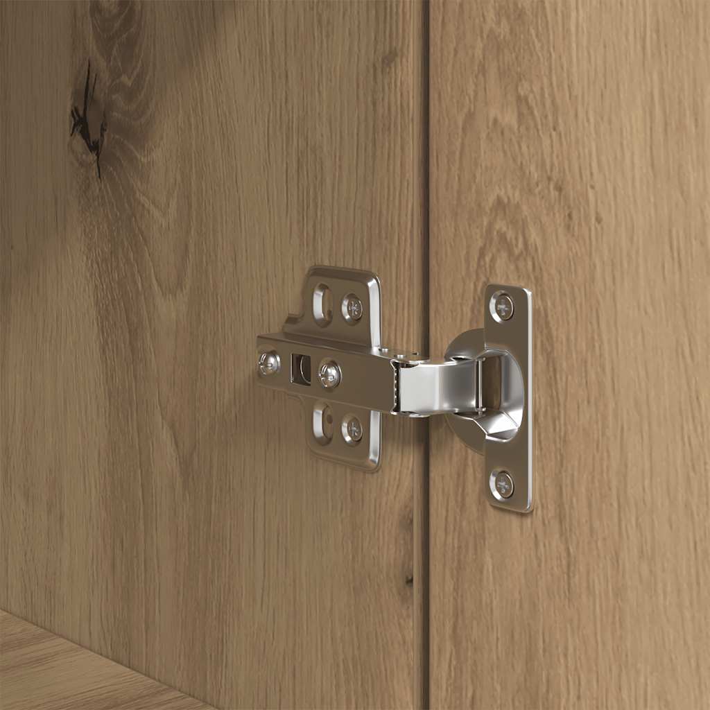 Mesas de cabeceira 2pcs derivados de madeira carvalho artisiano