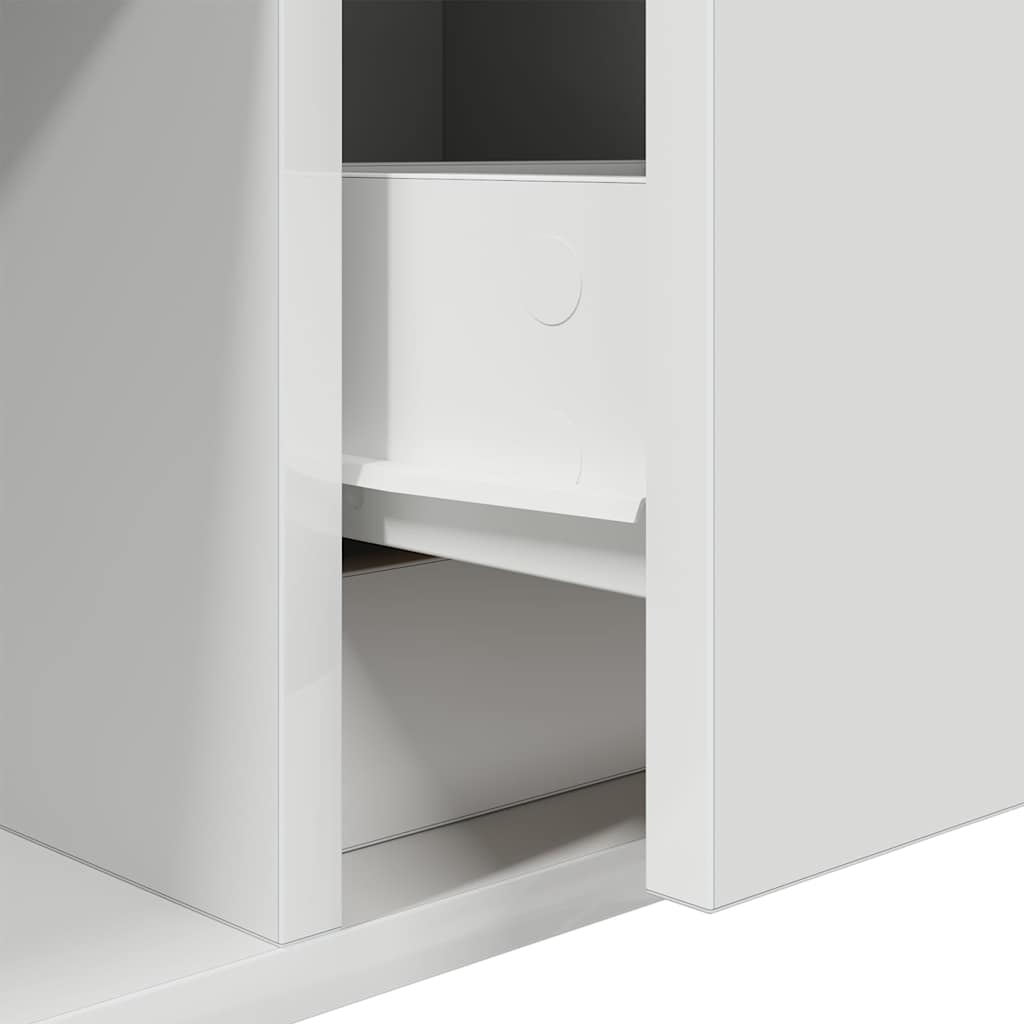 Móvel de TV 60x31x25,5 cm derivados de madeira branco