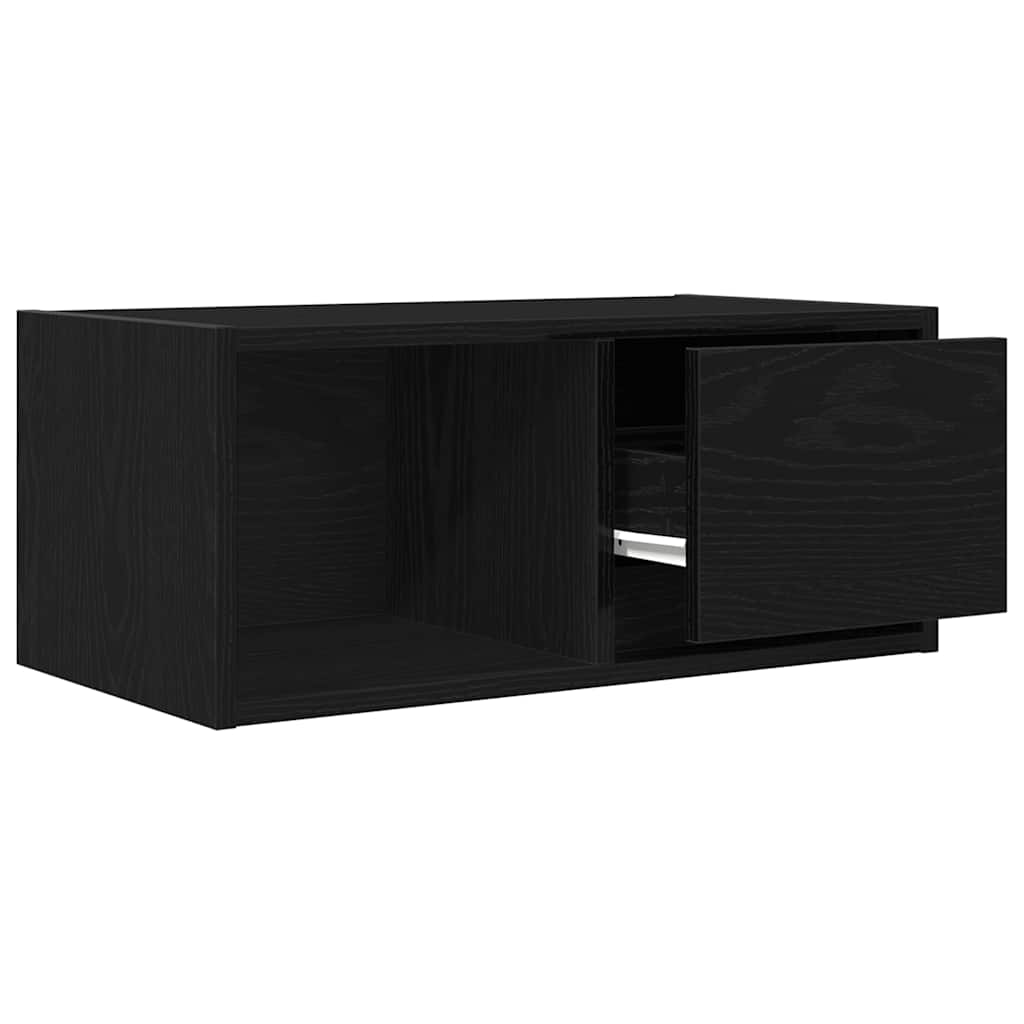 Móvel de TV 60x31x25,5 cm derivados de madeira carvalho preto