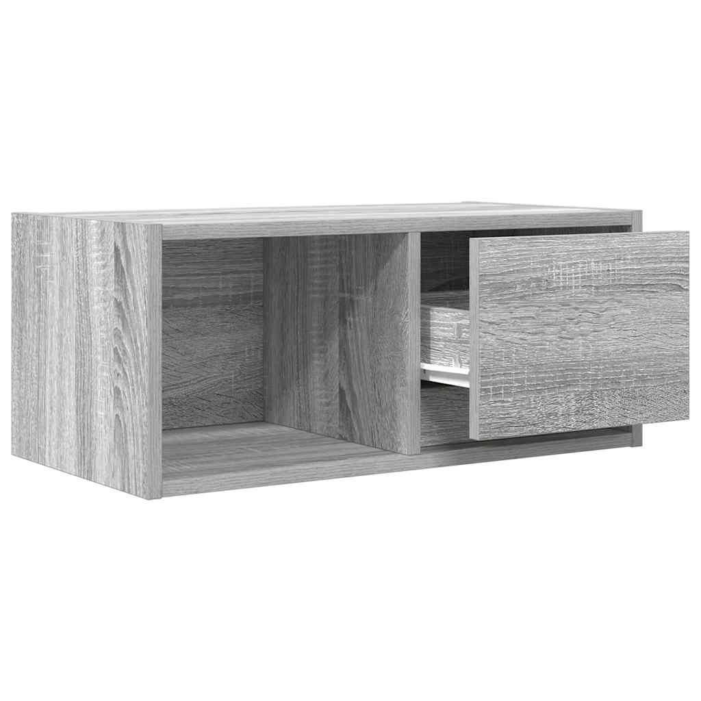 Móvel de TV 60x31x25,5 cm derivados de madeira cinzento sonoma