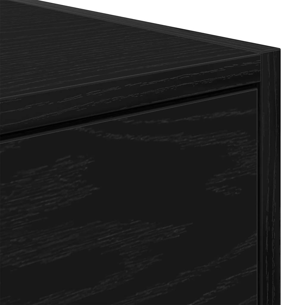 Móvel de TV 80x31x25,5 cm derivados de madeira carvalho preto