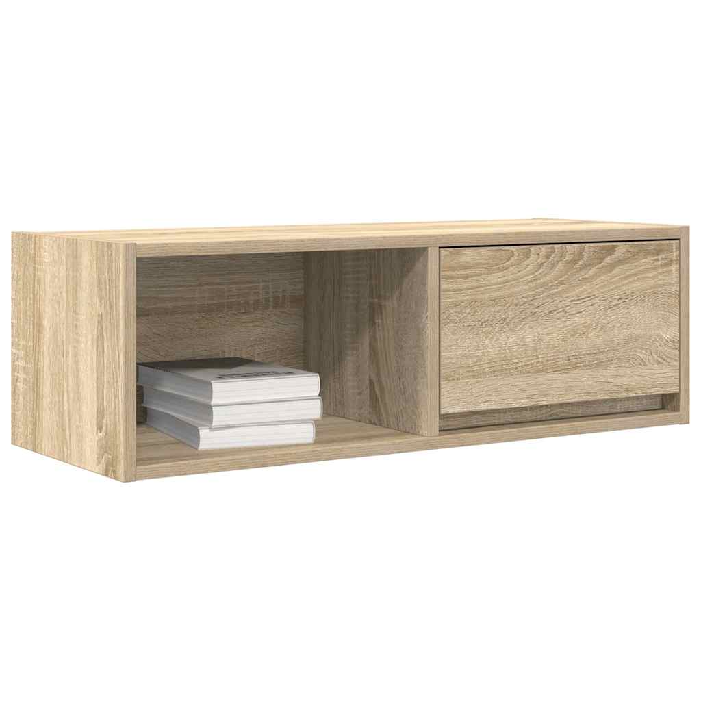 Móvel de TV 80x31x25,5 cm derivados de madeira carvalho sonoma
