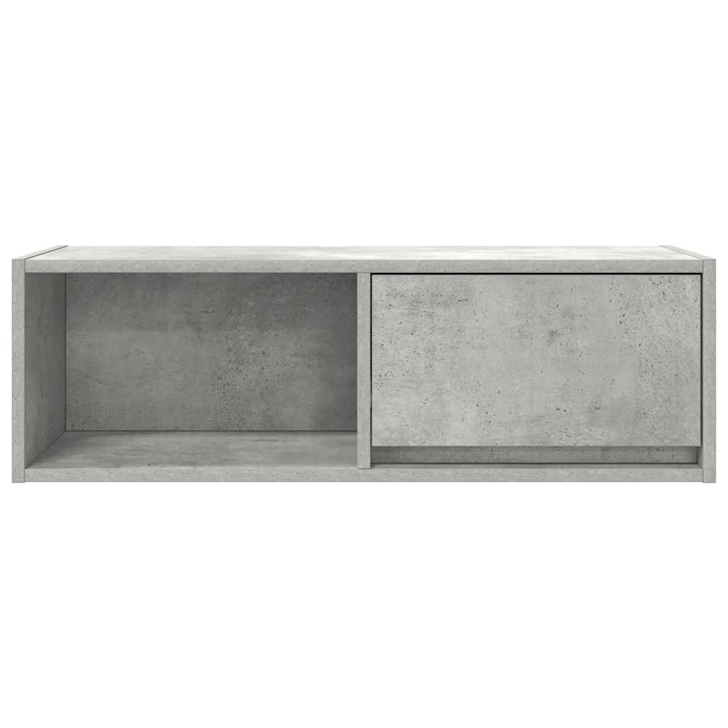 Móvel de TV 80x31x25,5 cm derivados de madeira cinza cimento