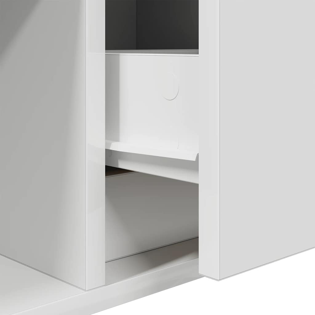 Móvel de TV 100x31x25,5 cm derivados de madeira branco
