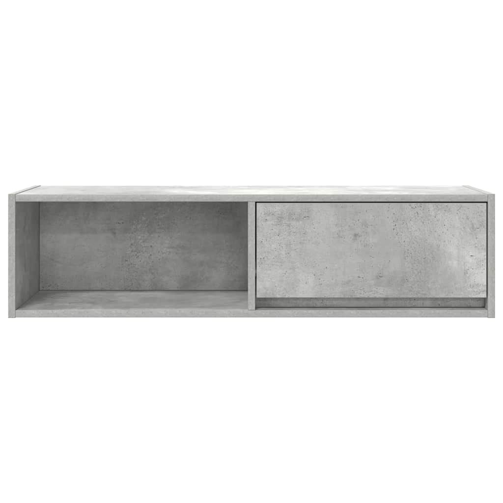 Móvel de TV 100x31x25,5 cm derivados de madeira cinza cimento