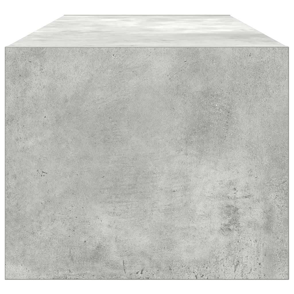 Móvel de TV 100x31x25,5 cm derivados de madeira cinza cimento