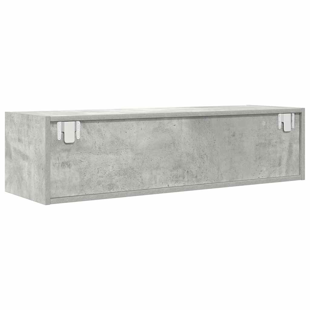 Móvel de TV 100x31x25,5 cm derivados de madeira cinza cimento