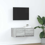 Móvel de TV 60x31x25,5 cm derivados de madeira cinzento sonoma