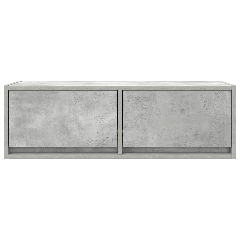 Móvel de TV 80x31x25,5 cm derivados de madeira cinza cimento