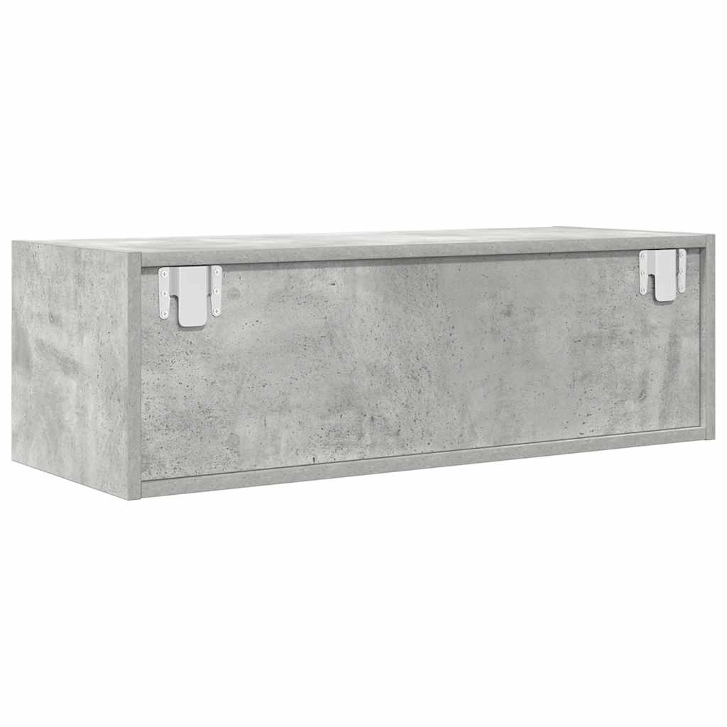 Móvel de TV 80x31x25,5 cm derivados de madeira cinza cimento
