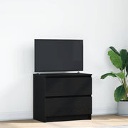 Móvel de TV 60x35x54 cm derivados de madeira preto