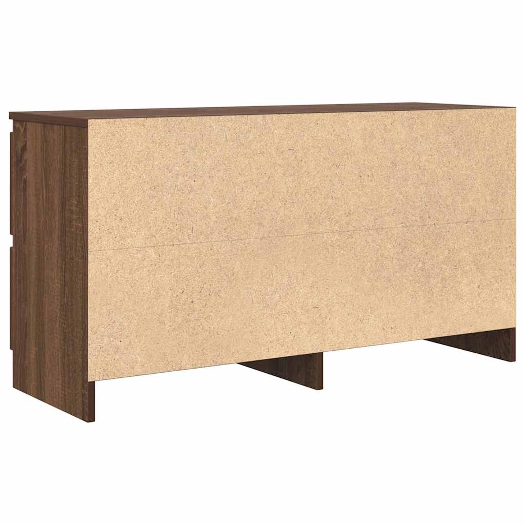 Móvel de TV 100x35x54 cm derivados de madeira carvalho castanho