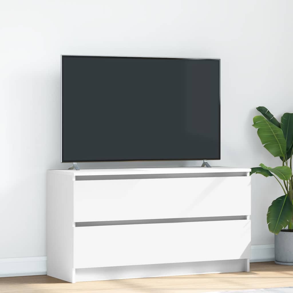 Móvel de TV 100x35x54 cm derivados de madeira branco