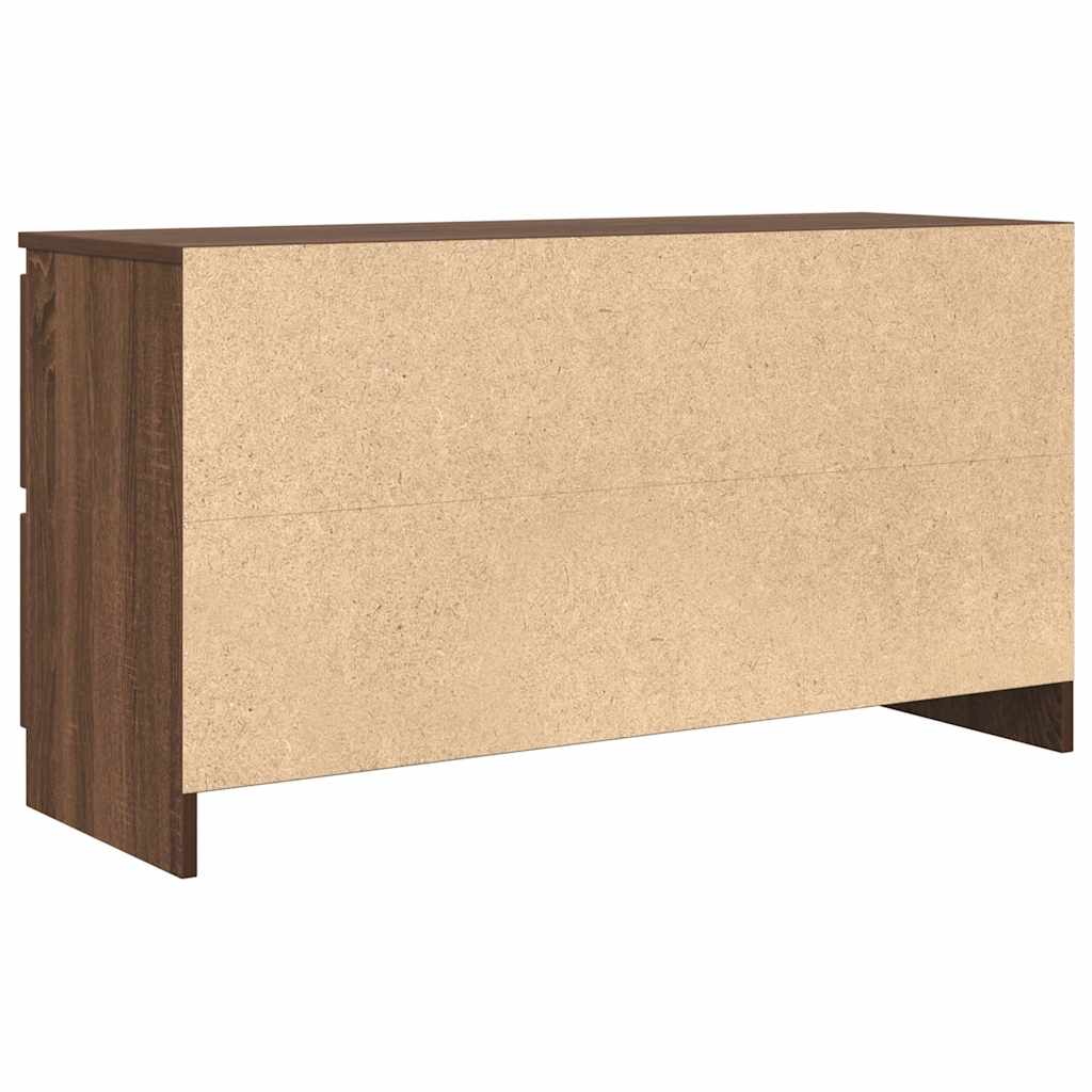 Móvel de TV 100x35x54 cm derivados de madeira carvalho castanho