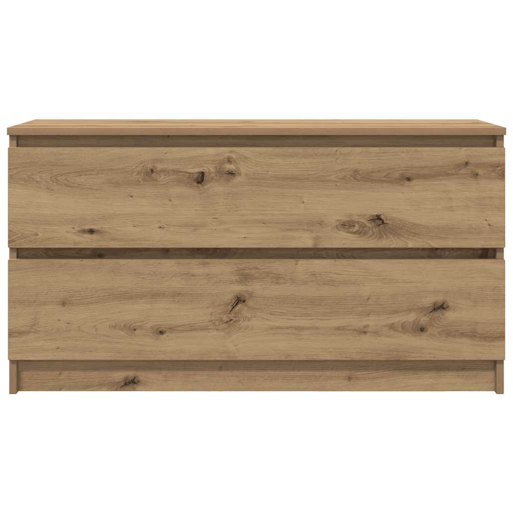 Móvel de TV 100x35x54cm derivados de madeira carvalho artisiano