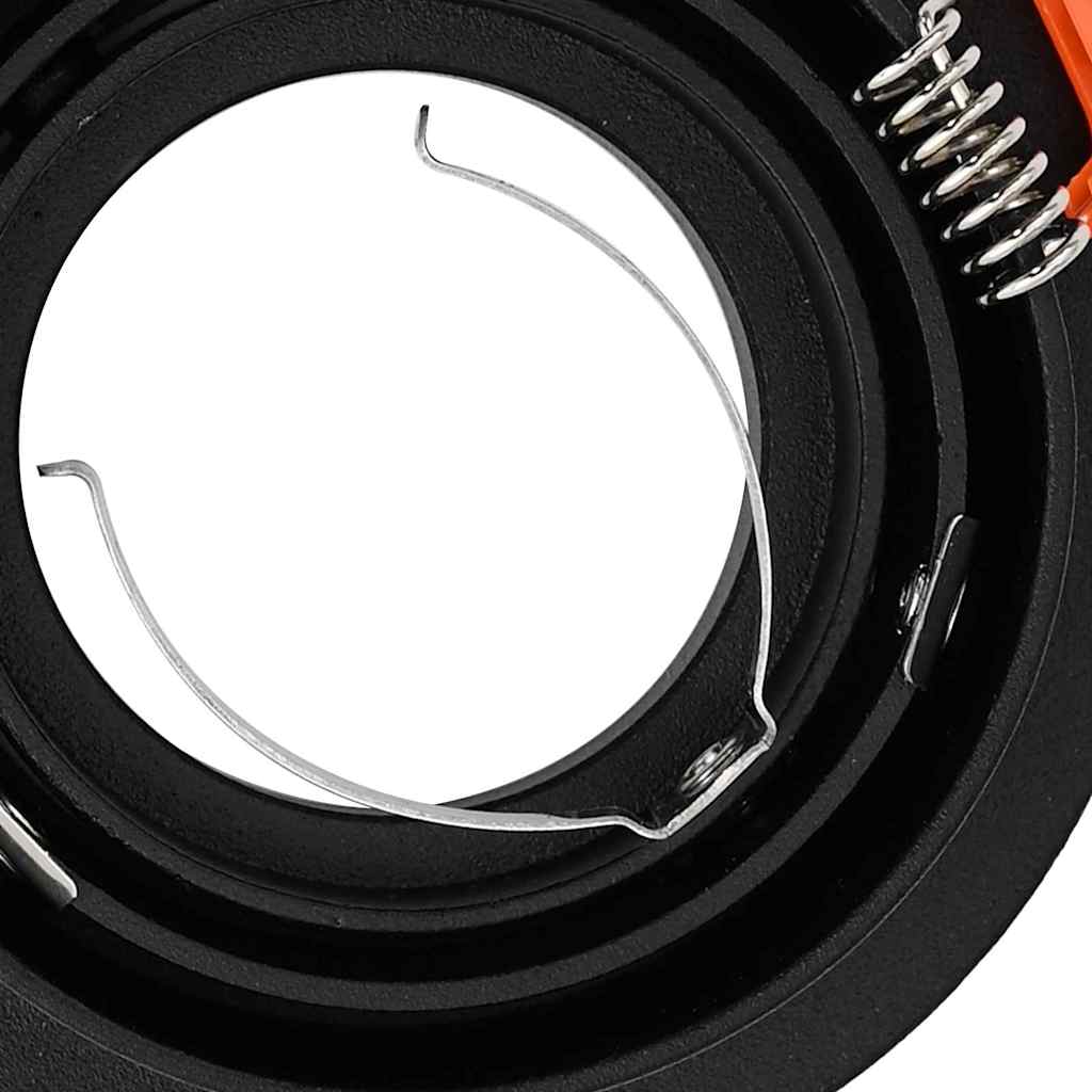Spotlights com holofotes 6 pcs Preto 9 x 9 x cm Alumínio