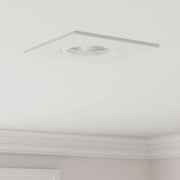 Spotlights com holofotes 6 pcs Branco 9 x 9 x cm Alumínio