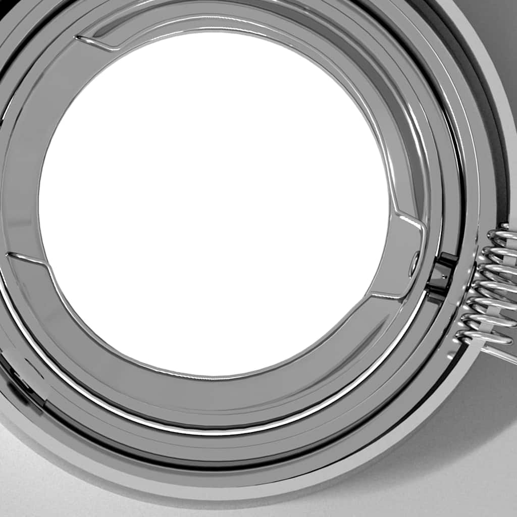 Spotlights com holofotes 6 pcs Prateado 9 x 9 x cm Alumínio